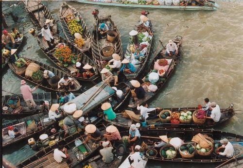 Chợ nổi Ngã Bảy - Hậu Giang