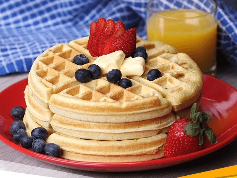 Bánh xốp waffle Hàn Quốc