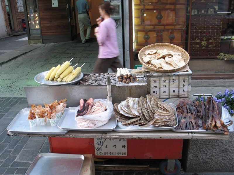 Cá mực khô Jwipo - Món ăn đường phố Hàn Quốc