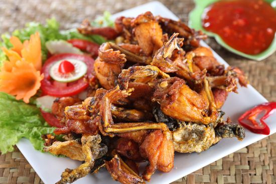 Các món ăn từ ếch đồng