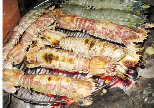 Món tôm tích nướng Cà Mau