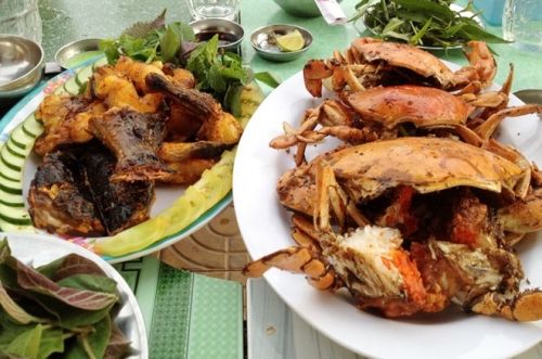 Cua biển Cà Mau chế biến được nhiều món khác nhau