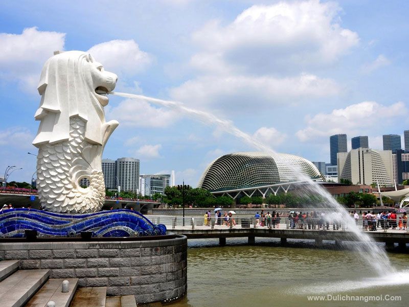 Công viên Sư tử biển (Merlion Park) - Biểu tượng Singapore