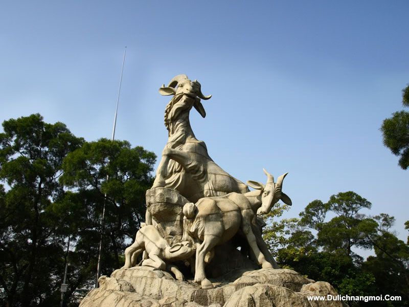 Tượng Ngũ Dương biểu tượng thành phố Quảng Châu