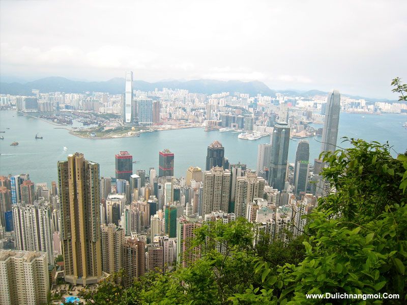 Thành Phố Hồng Kông từ Peak Tower