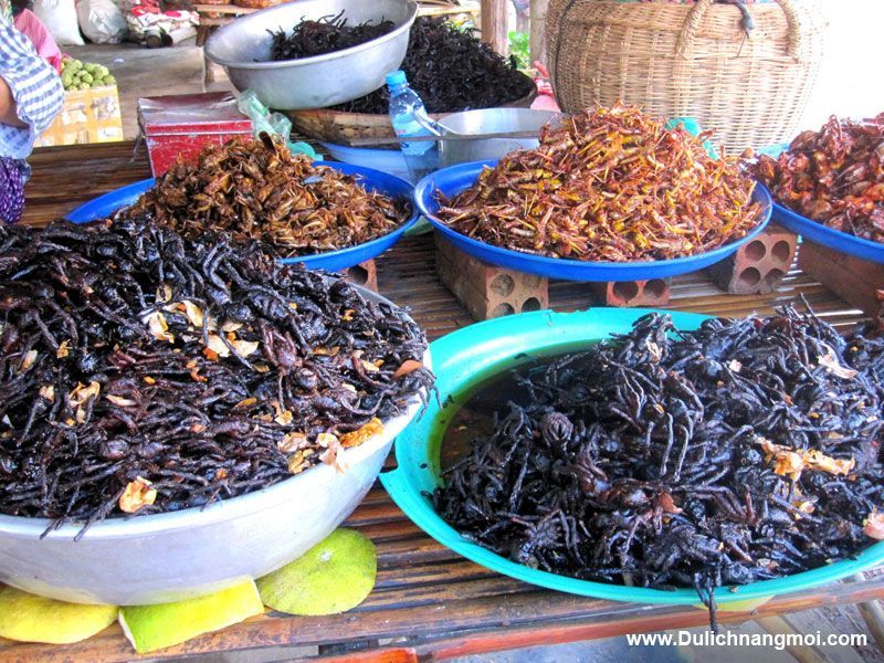 Đặc sản côn trùng Cambodia