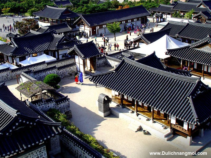 Làng văn hóa Namsangol Hanok - Hàn Quốc