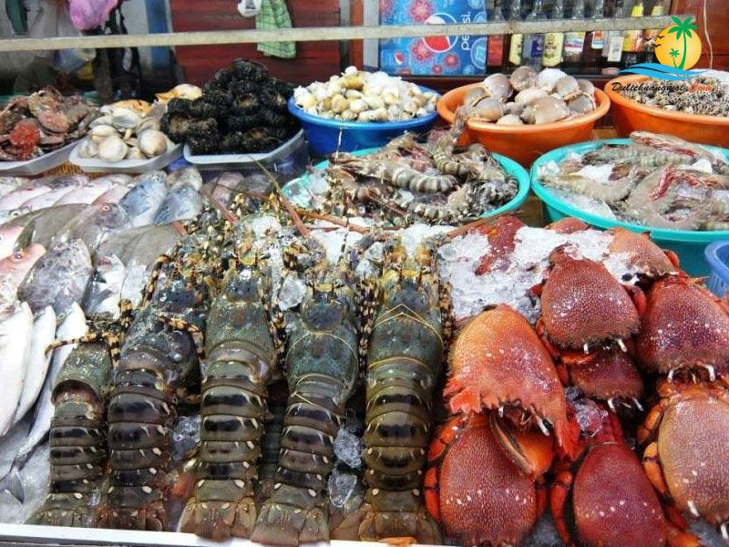 Chợ hải sản tại Cù Lao Chàm