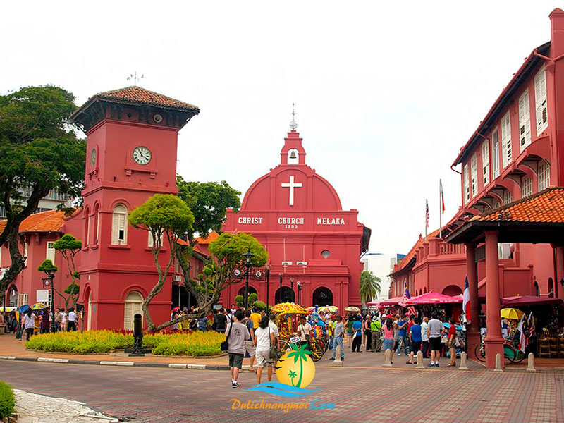 Một góc thành phố cổ Malacca - Malaysia