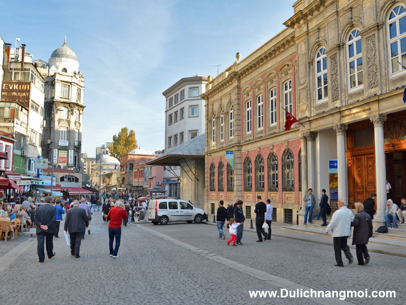 Một góc phố tại trung tâm Istanbul - Thổ Nhỉ Kỳ