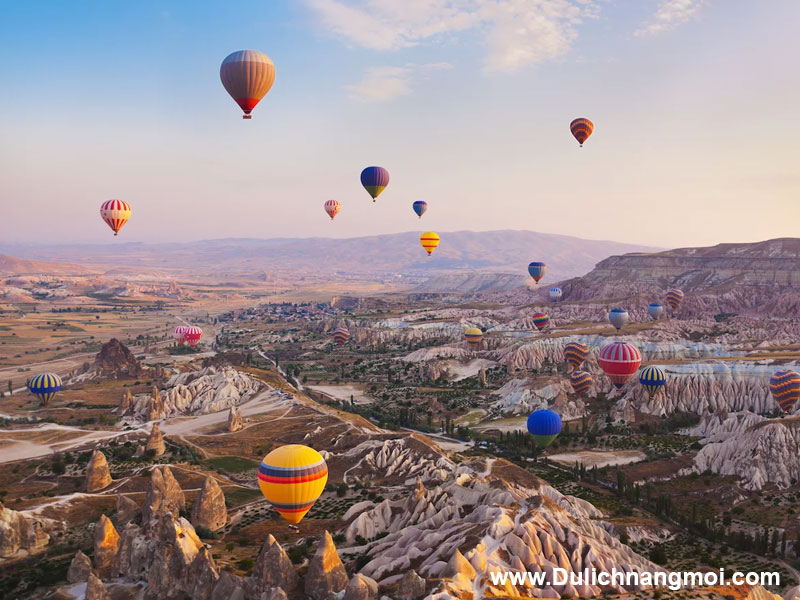 Kinh khí cầu tại Cappadocia - Thổ Nhĩ Kỳ