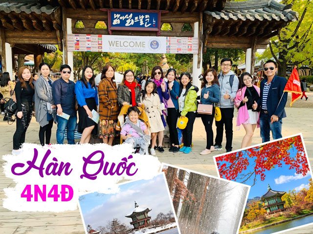 Tour Du Lịch Hàn Quốc 4N4Đ - Seoul - Lotte World - Nami - Trượt Tuyết Hàn Quốc