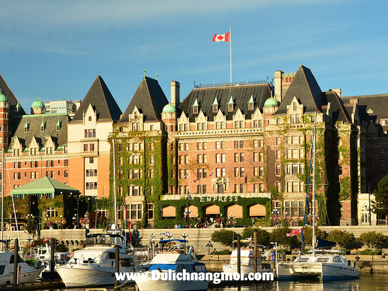 Kiến trúc bắt mắt của một khách sạn tại Vancouver