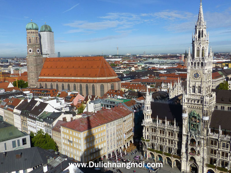 Thủ đô Munich nhìn từ trên cao