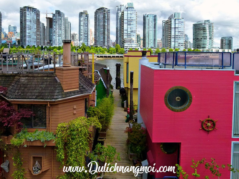 Một khu nhà của người dân tại Vancouver