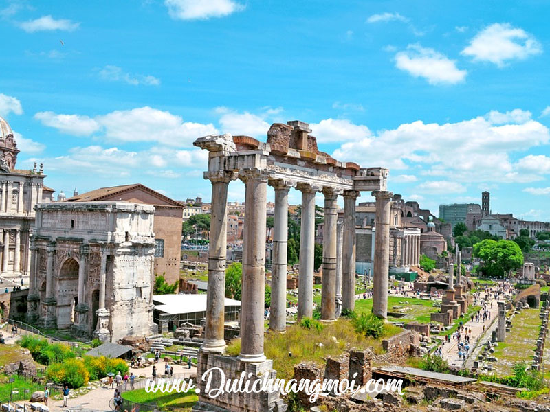 Tàn dư thành phố cổ tại Rome, Ý