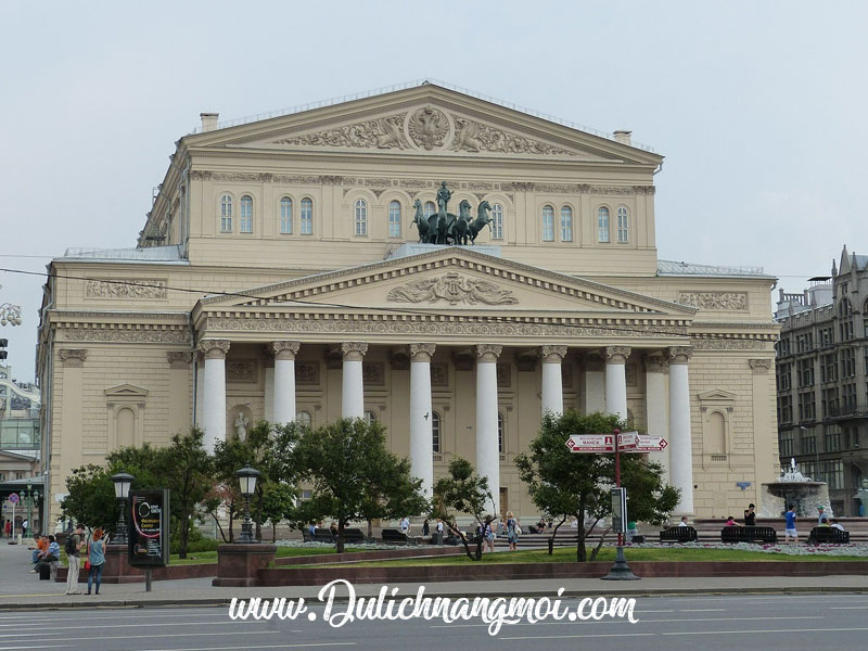 Nhà hát Bolshoi, một trong những biểu tượng nổi bật tại Moscow