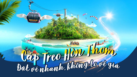 Lịch bắt xe buýt đi cáp treo Hòn Thơm