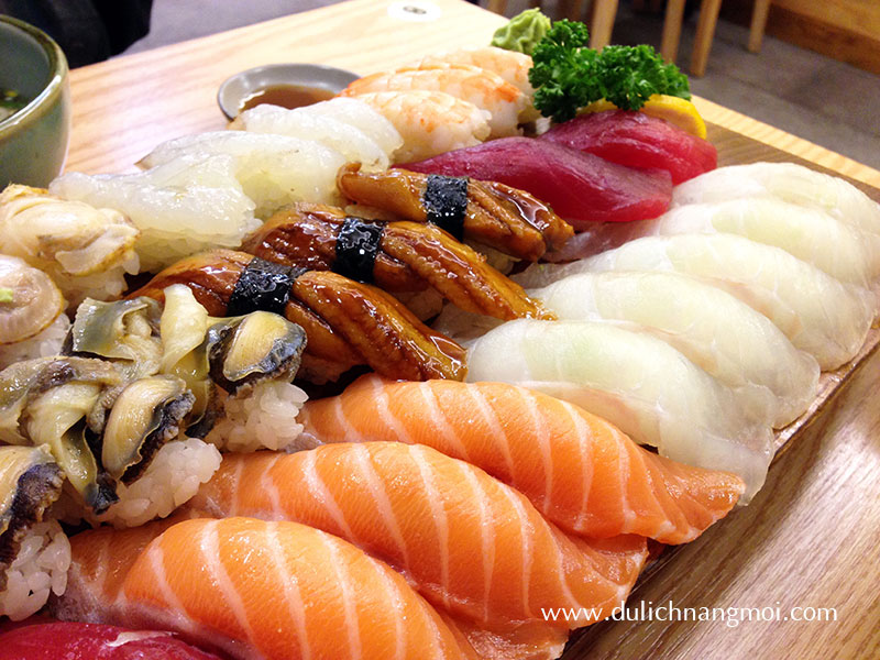 Món Sushi thượng hạng du khách có thể thưởng thức tại Nhật Bản
