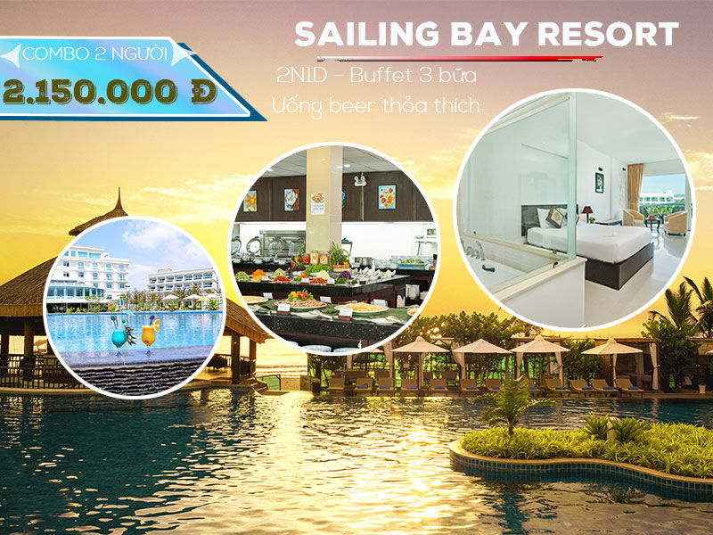 Voucher 2 ngày 1 đêm resort đẳng cấp Sailing Bay Mũi Né