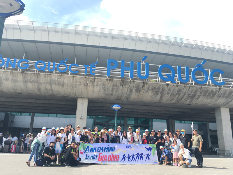 Chào mừng đoàn đến sân bay Phú Quốc