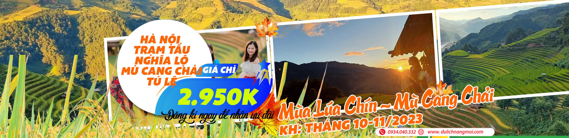 Tour du lịch Mù Cang Chải - Mùa lúa chín
