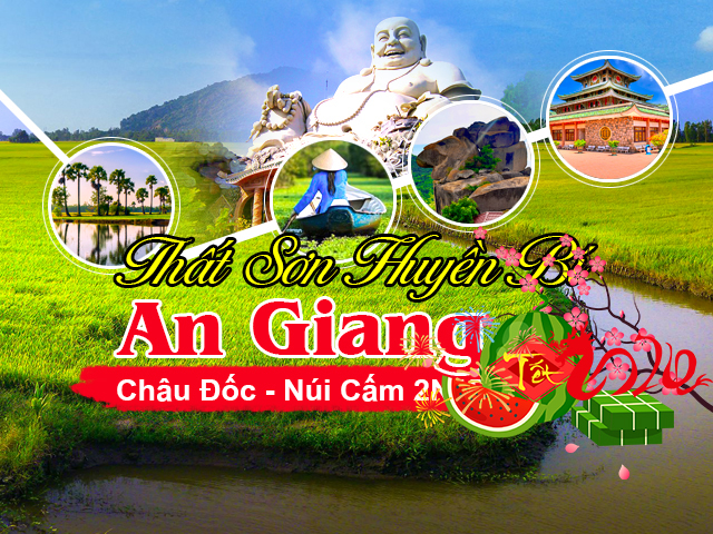Tour du lịch Núi Cấm - Châu Đốc - Rừng Tràm Trà Sư 2024 (2N1Đ)