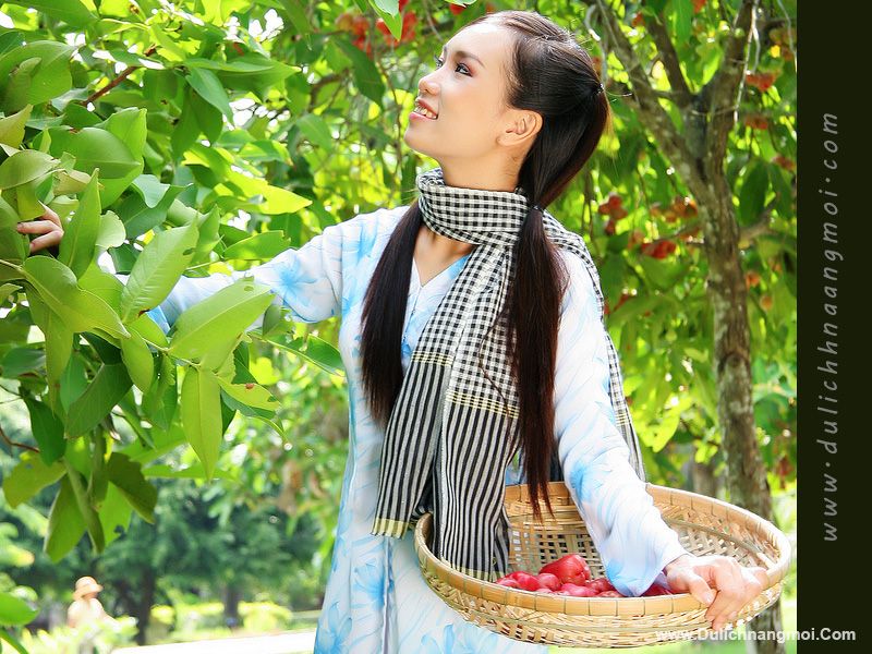 Thiếu nữ miệt vườn Miền Tây - Ảnh: Nguyen Van