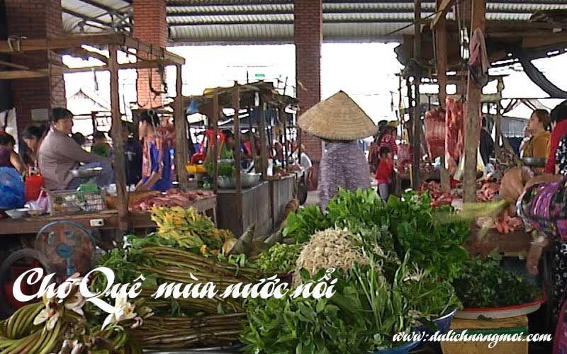 Chợ Quê mùa nước nổi