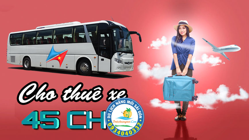 Cho thuê xe du lịch 45 chỗ tại Vĩnh Long