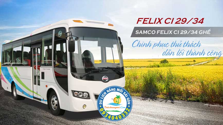 Cho thuê xe 29 chỗ Samco Quận 4
