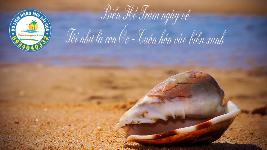 Bãi biển Hồ Tràm thơ mộng