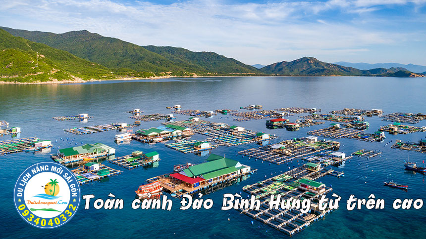 Đảo Bình Hưng từ trên cao