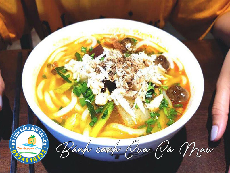 Bánh canh cua Cà Mau thơm nồng
