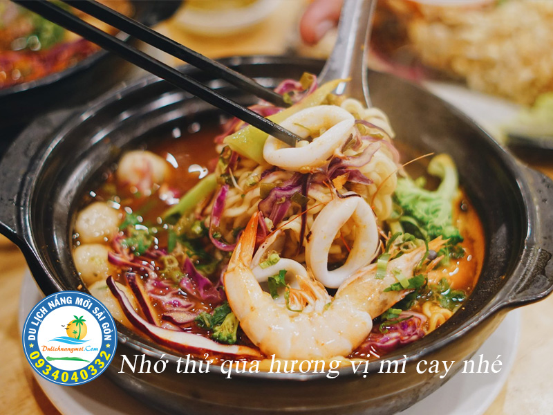 Mì cay 7 cấp độ tại Hàn Quốc