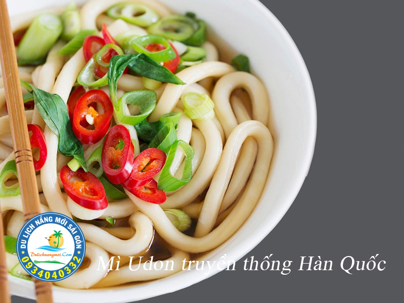 Mì Udon truyền thống của người dân Hàn Quốc