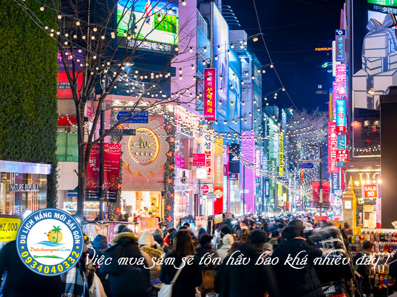 Mua sắm tại khu chợ nổi tiêng nhất Seoul - Myeongdong