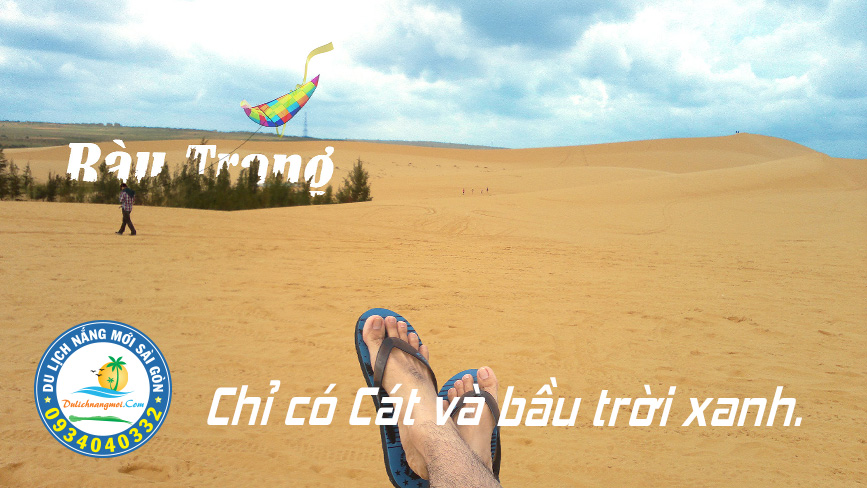 Thư thả, khoan thai tại Bàu Trắng Phan Thiết