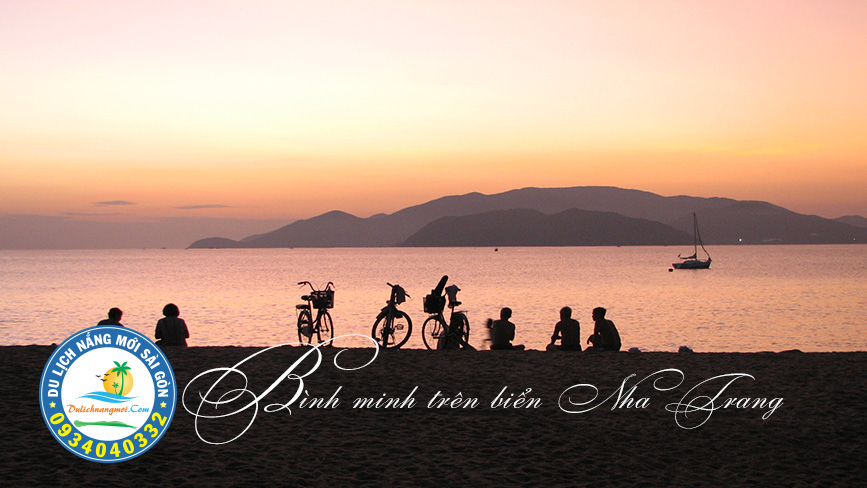 Bình minh trên biển Nha Trang