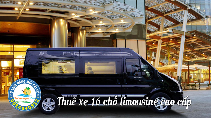 Dòng xe 16 chỗ limousine cao cấp của Du Lịch Nắng Mới