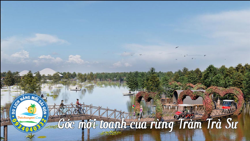 Bến tàu rừng Tràm Trà Sư