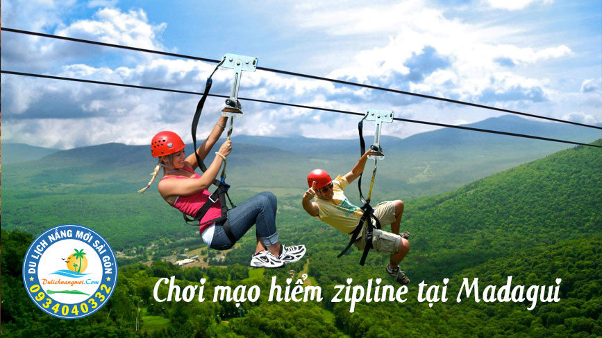 Tham gia các trò chơi mạo hiểm tại Madagui