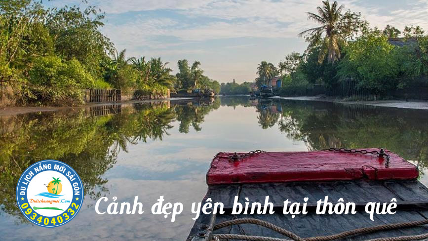 Cảnh đẹp sông nước yên bình tại Vĩnh Long