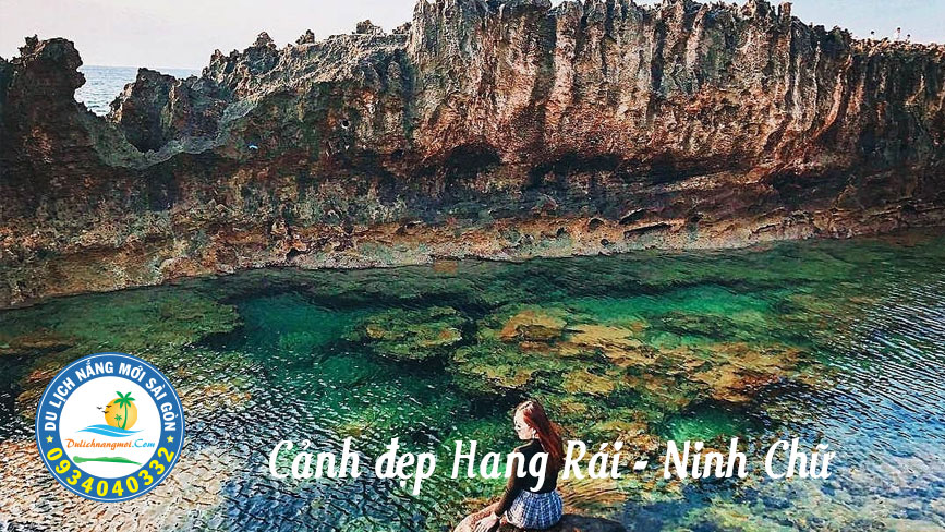 Cảnh đẹp hang rái Vĩnh Hy Ninh Chữ