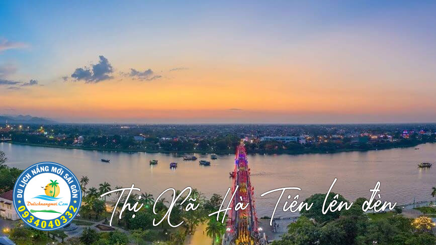 Cảnh đẹp về chiều của thành phố Hà Tiên