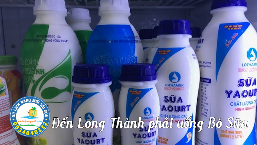 Thưởng thức đặc sản sữa bò Long Thành