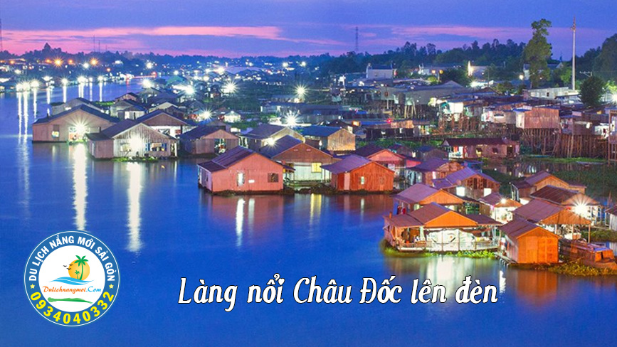 Làng Chăm Châu Đốc khi đã lên đèn