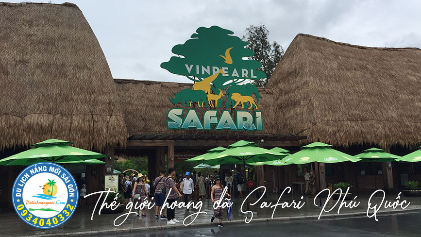 Đã đến cổng khu du lịch Vinpearl Safari
