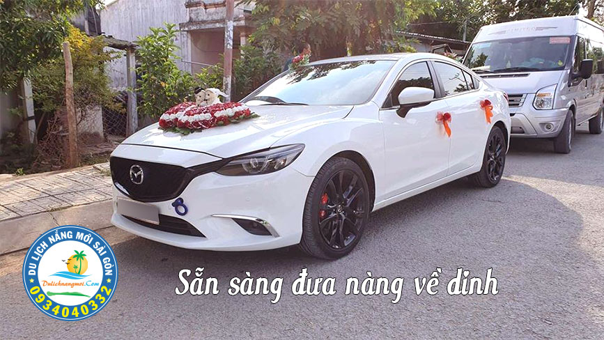Xe hoa cưới mazda 6 sẵn sàng cho ngày trong đại của bạn