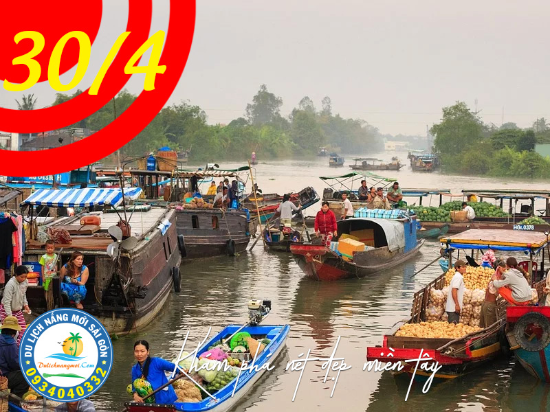 Tour du lịch lễ 30/4 miền Tây